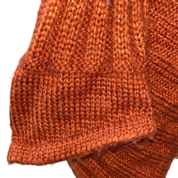 Rust Cardigan Sweater Maililli FRANCE paris M FALL - Picture 3 of 7
